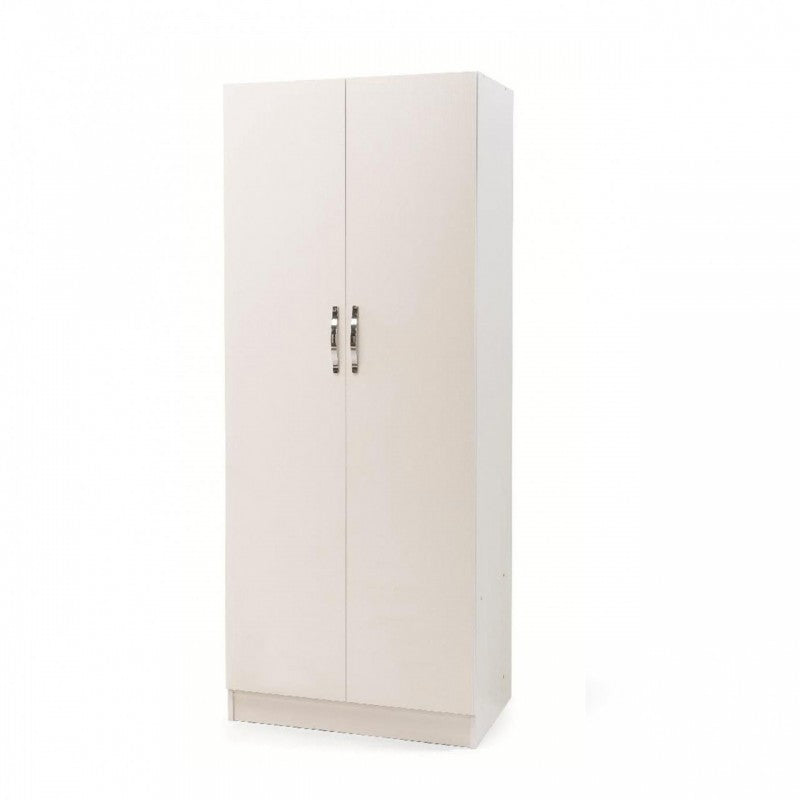 Armoire modulable pour chambre 2 portes Blanc 90x60xH 180 cm