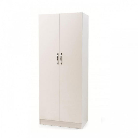 Armoire modulable pour chambre 2 portes Blanc 90x60xH 180 cm