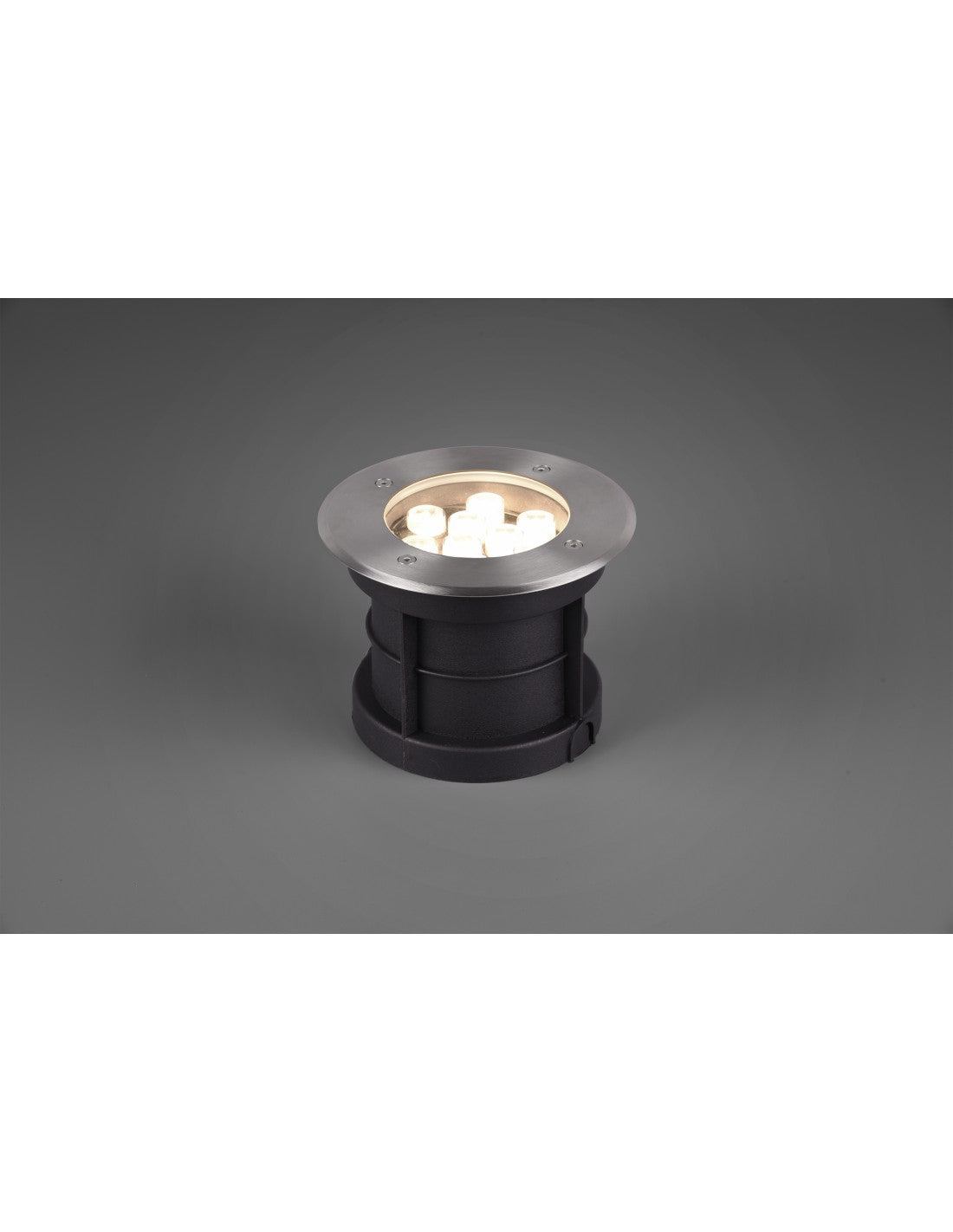 Spot LED encastrable IP65 piétonnier Nickel Belaja Ø16 cm Trio Lighting