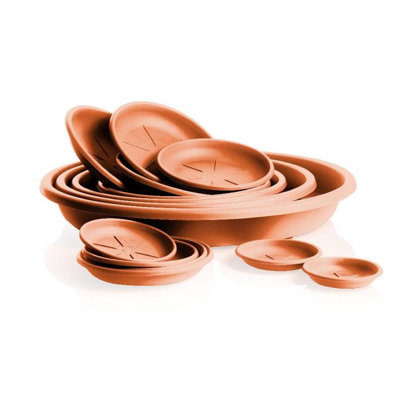 Soucoupe ronde cm. 35 Terre cuite pour Pot de Fleurs Bama 20108