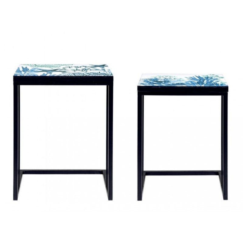 Ensemble de deux tables d'ameublement bizzotto