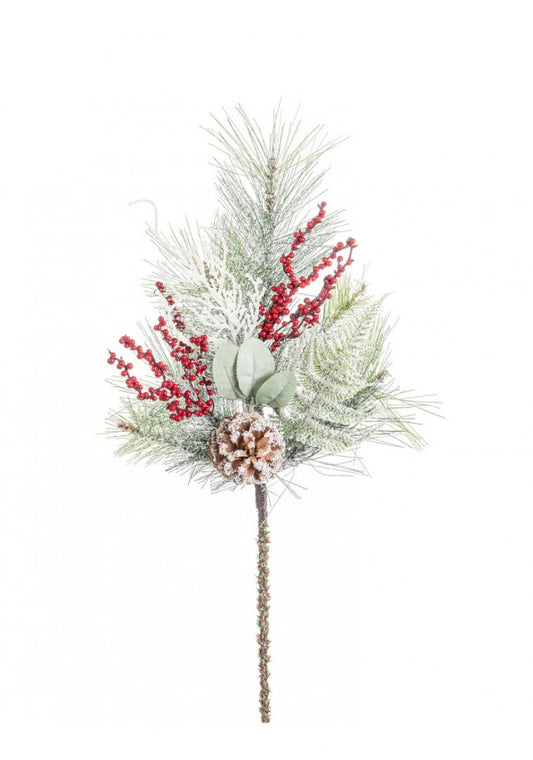 12x Cueillette Baies Cerisier Rouge H55cm