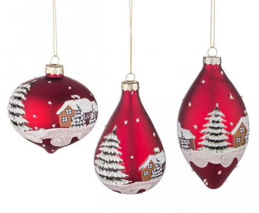 12x Vt Village Pendentif Rouge Ass3