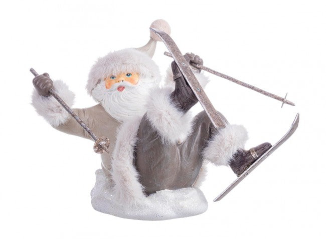 3x Père Noël danois assis gris