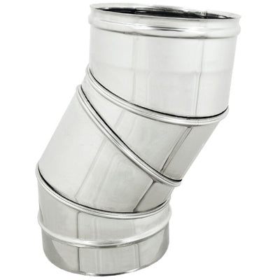 Coude réglable 0/90° pour conduit de fumée - Diam. 250