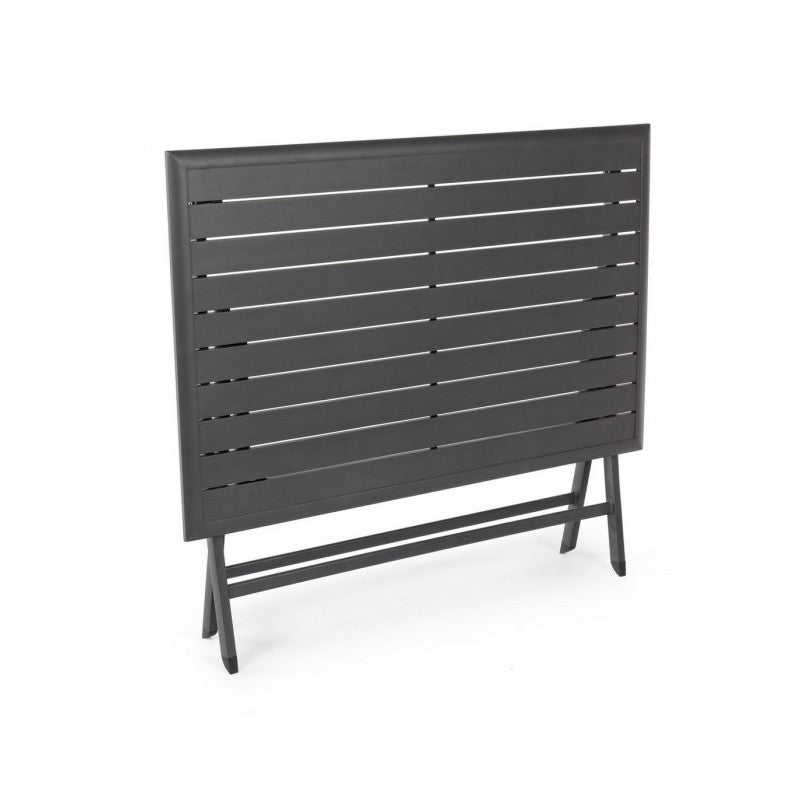 Table d'extérieur ELIN aluminium anthracite 110x70x h71 cm