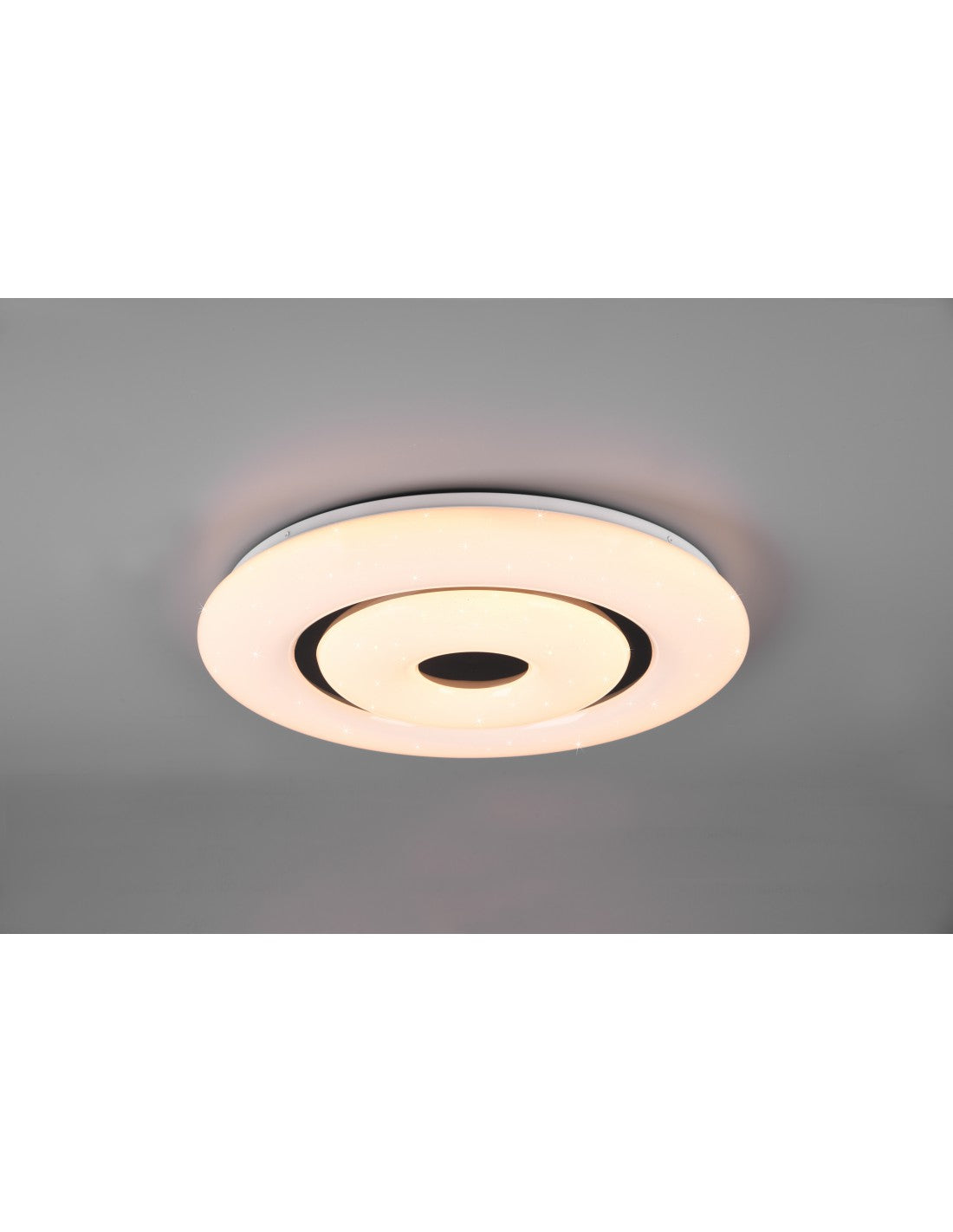Plafonnier moderne Rana effet étoile LED variateur RGBW Trio éclairage