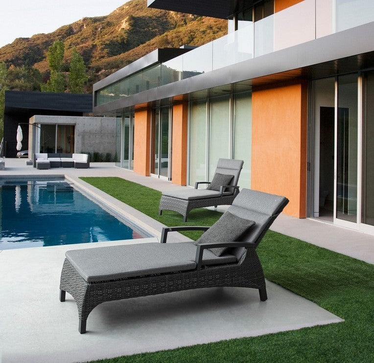 Lit bébé Britton anthracite avec coussins 205 cm 