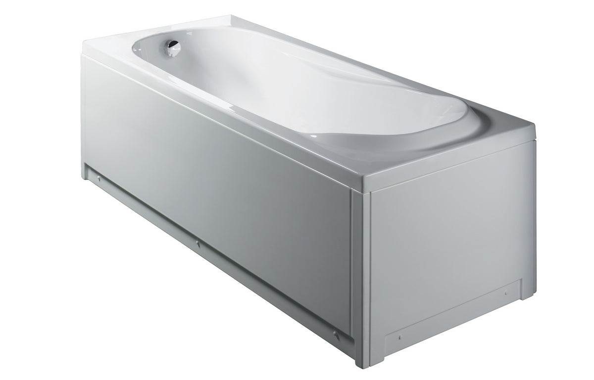 Baignoire rectangulaire sans hydromassage avec panneaux modèle Milo