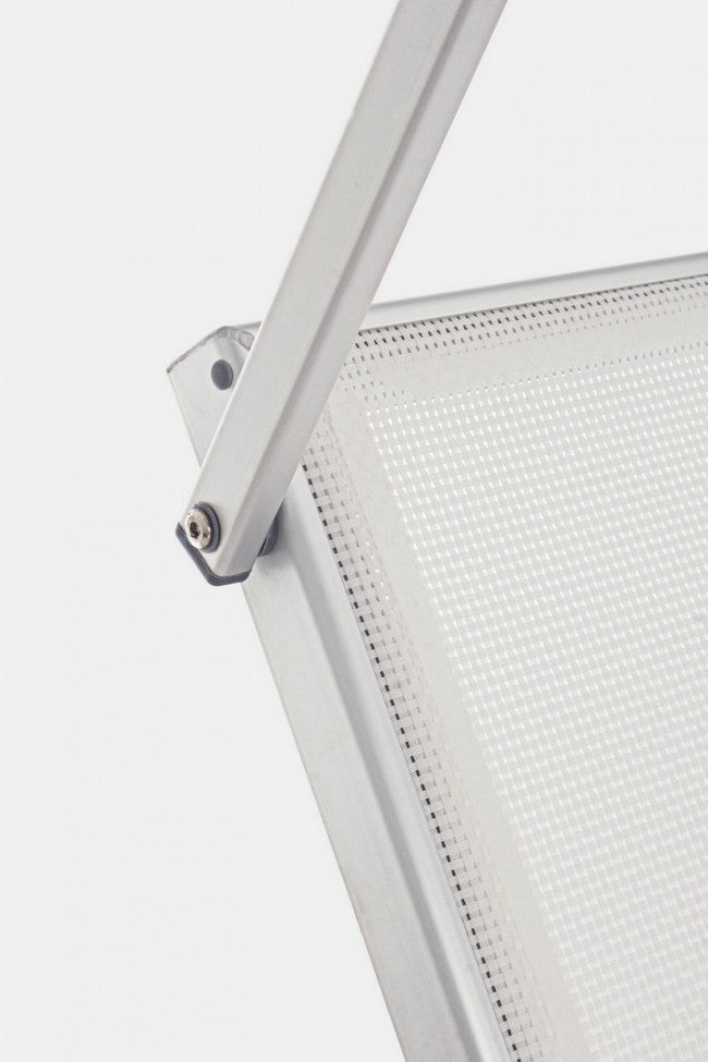 Bain de soleil Cross avec roues en aluminium blanc