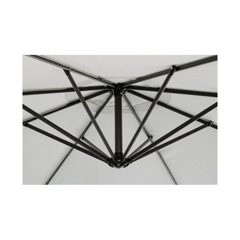 Parasol de jardin avec bras 360° Texas 300x h260 cm Anthracite-Naturel