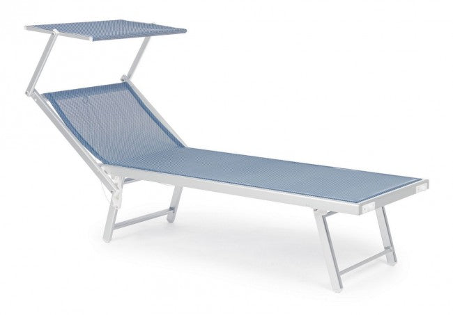 Lit bébé pliable en aluminium Cross bleu