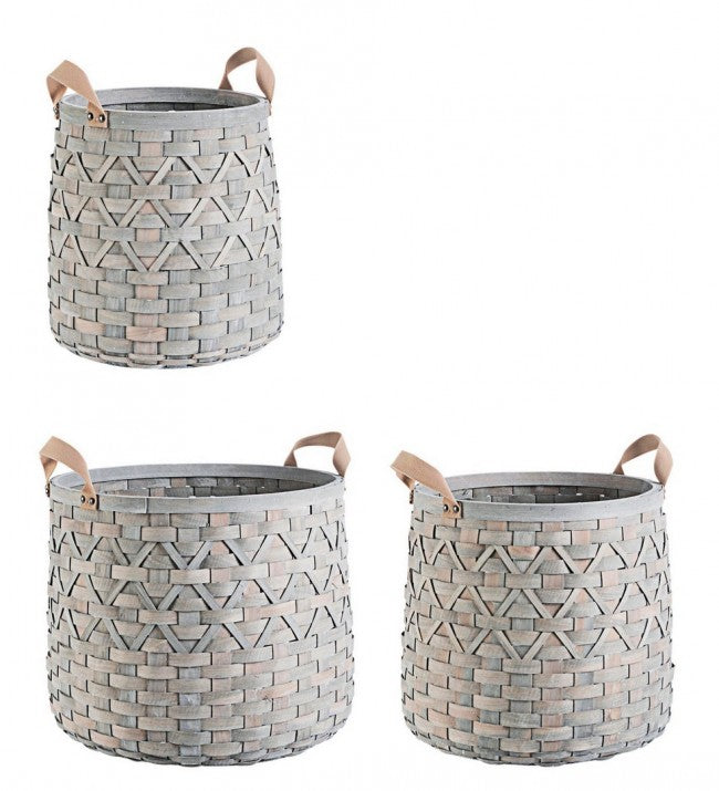 Set3 Panier 2M Lisette À Gris