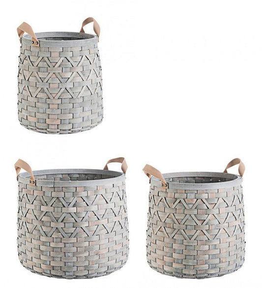 Set3 Panier 2M Lisette À Gris