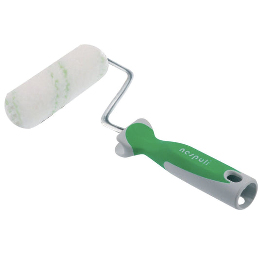 Rouleau compact à manche court pour néfliers de 11 cm, coloris vert.