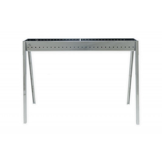 Grand barbecue cuiseur à brochettes en acier Milan 100