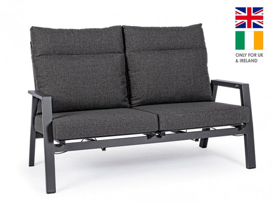 Canapé 2P Recl CC Kledi Antrac Jx55-Uk