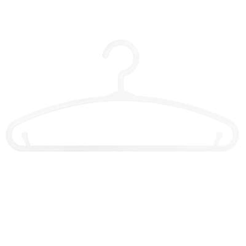 Lot de 6 cintres blancs