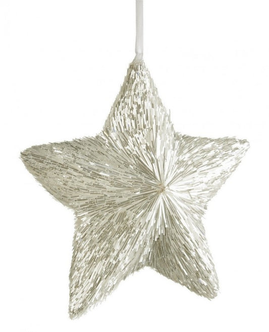 4x Pendentif étoile blanche Essence