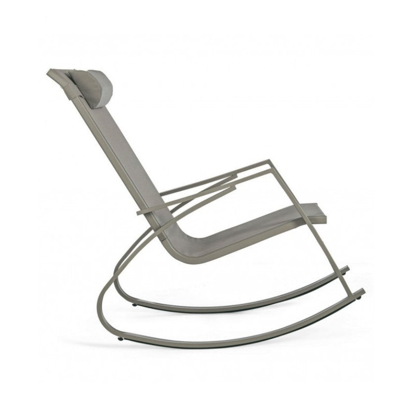 Fauteuil de jardin à bascule Bizzotto Tortora