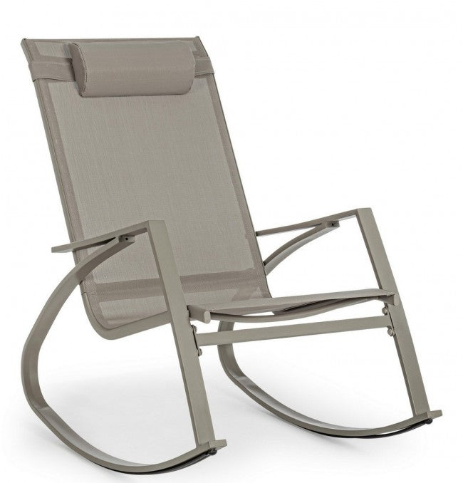 Fauteuil de jardin à bascule Bizzotto Tortora