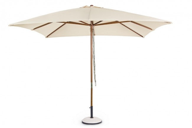Parasol en bois 3x3x2,7h m