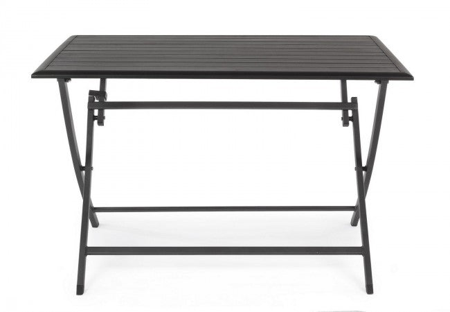 Table d'extérieur ELIN aluminium anthracite 110x70x h71 cm