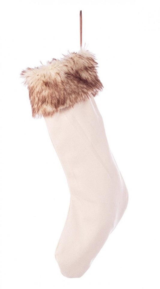 8x Chaussettes Darin Beige 25X45H