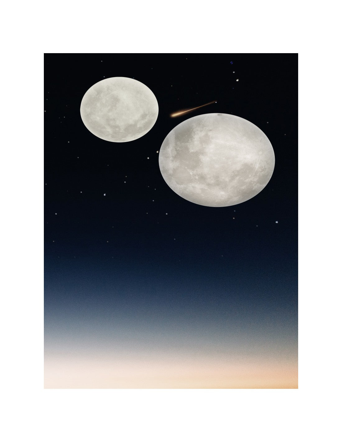 Plafonnier LED Phase de Lune Effet Veilleuse Lunaire Ø60 cm Trio Lighting