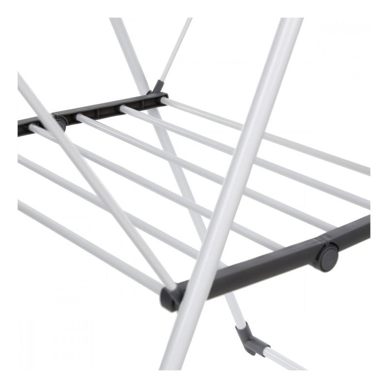 Etendoir en acier et polypropylène SINAI blanc 158x69,7x h199 cm