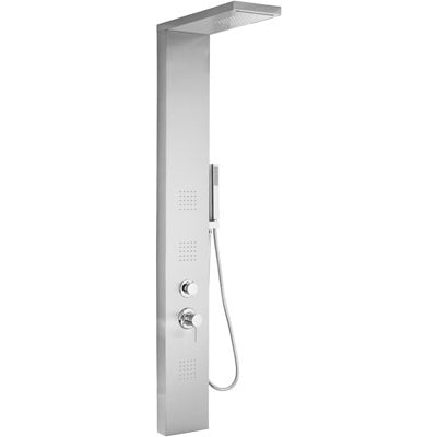 Unité murale multifonction Manhattan, chrome satiné