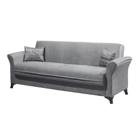 Canapé Buket 3 couchages conteneur gris