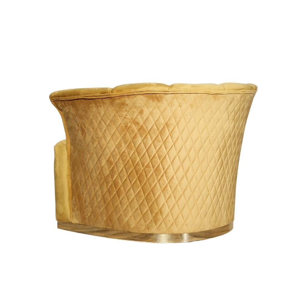 Fauteuil moutarde Argentario Berger