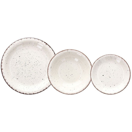 Service De Table 18 Pièces Stay Grès Beige 
