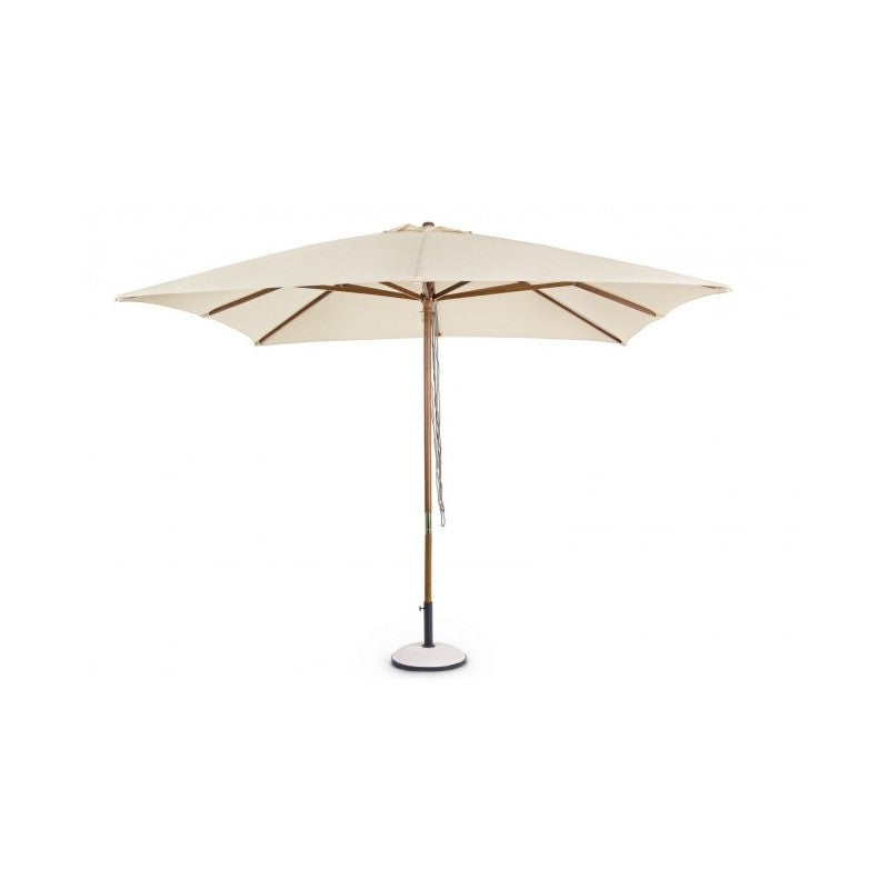 Parasol en bois 3x3x2,7h m