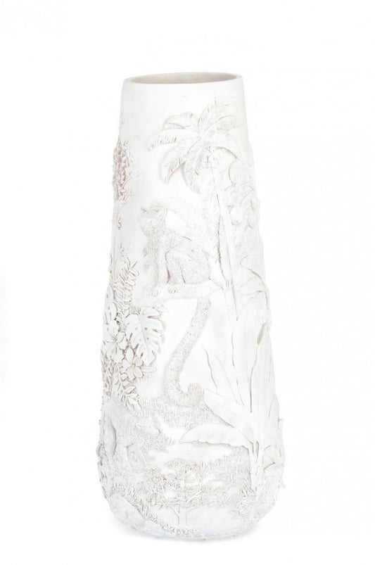 Vase P. Bangli Blanc H82.5 -