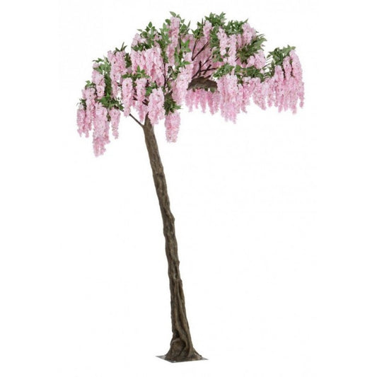Arbre glycine rose artificiel h320 cm