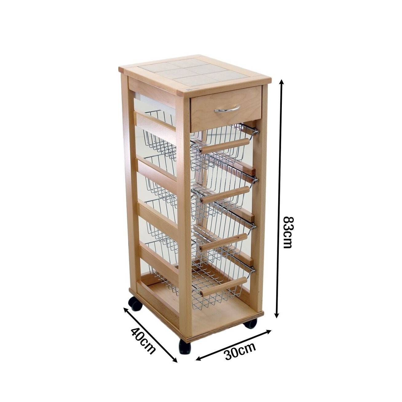 Vesuvio Chariot Natural Space Saver