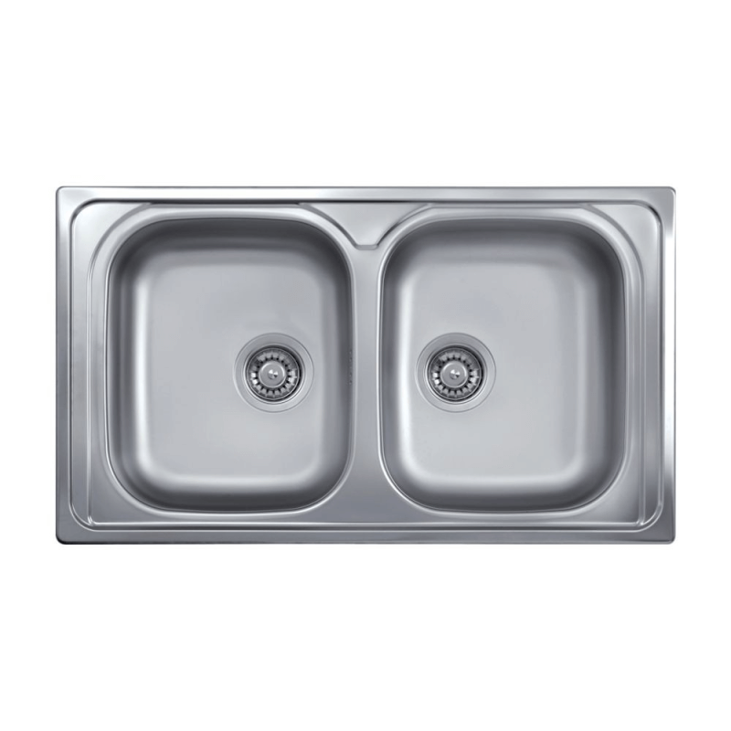 Évier 86x50 2 bacs SAXT322A