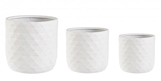 Set3 Pyramide Au Vase Blanc