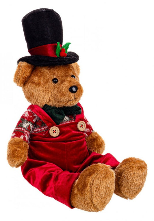 4x Ours Ralphy Pattes Rouge H44