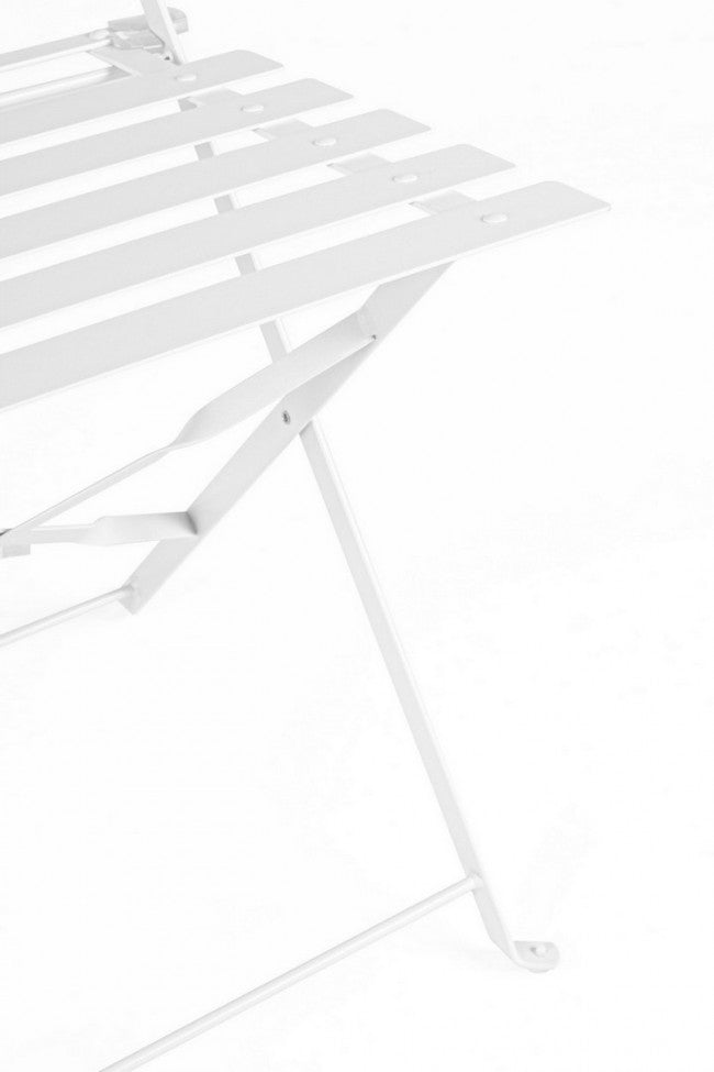 Ensemble table et chaises de jardin Bizzotto blanc Bizzotto