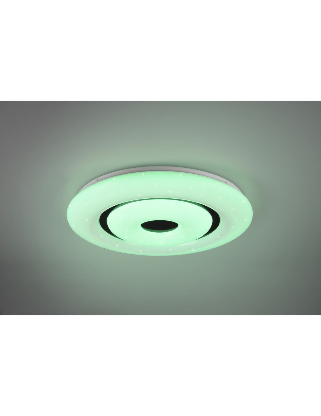 Plafonnier moderne Rana effet étoile LED variateur RGBW Trio éclairage
