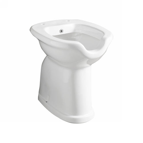 WC/bidet pour personnes handicapées avec bec et siphon de sol