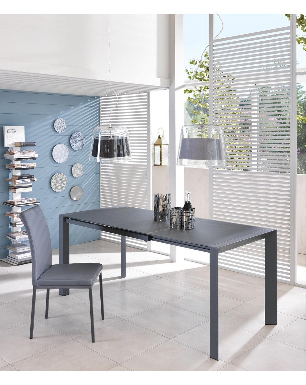 Table extensible 122-182 x 80 cm - Pixel