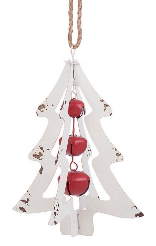 3x Suspension Bell Pine Met Blanc C
