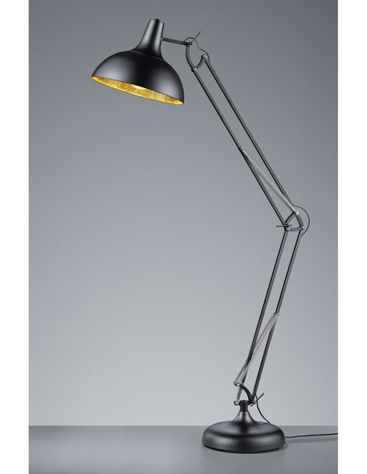 Lampadaire Architecte Salvador 1 x E27 Noir Orientable Trio Lighting