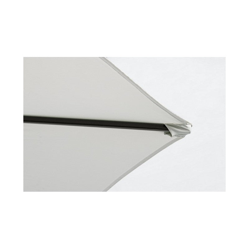 Parasol de jardin avec bras 360° Texas 300x h260 cm Anthracite-Naturel