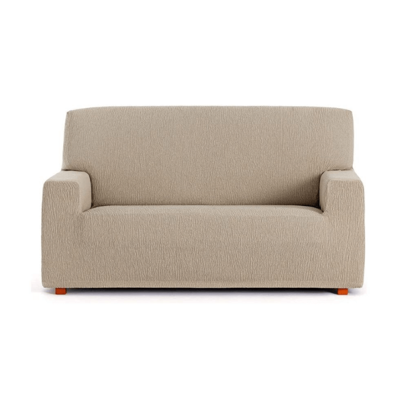 Housse de canapé élastique Troya 4 places beige 210/240