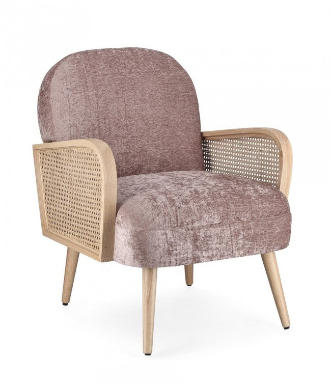 Fauteuil Dalida Vieux Rose